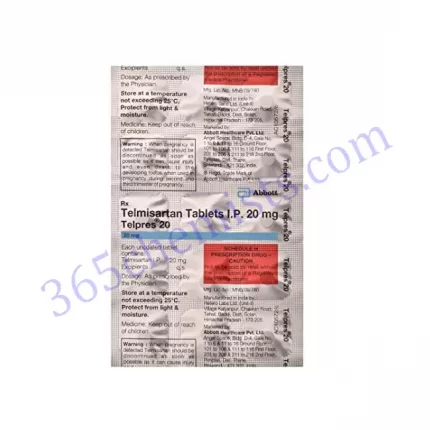 TELPRES 20 MG TAB 15 TAB 15 TAB