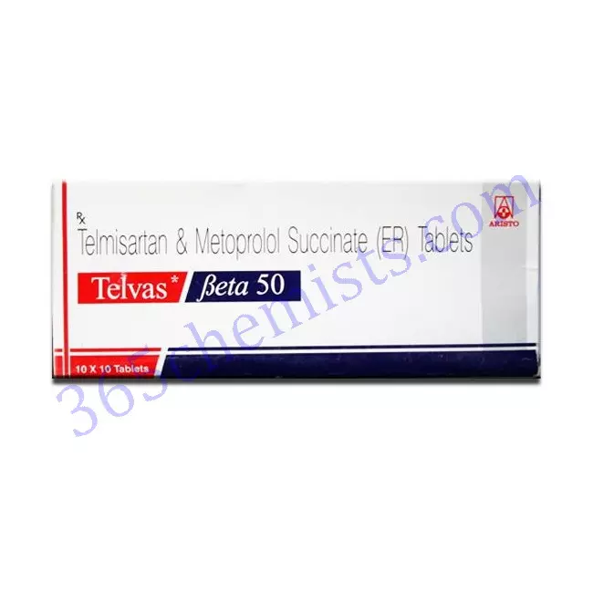 TELVAS BETA 50 40+50MG TABLET 10S TELVAS BETA 50 40+50MG TABLET 10S