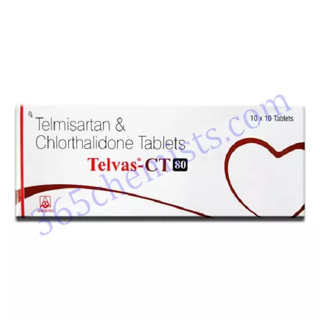 TELVAS CT 80+12.5 MG TABLET 10 TELVAS CT 80+12.5 MG TABLET 10