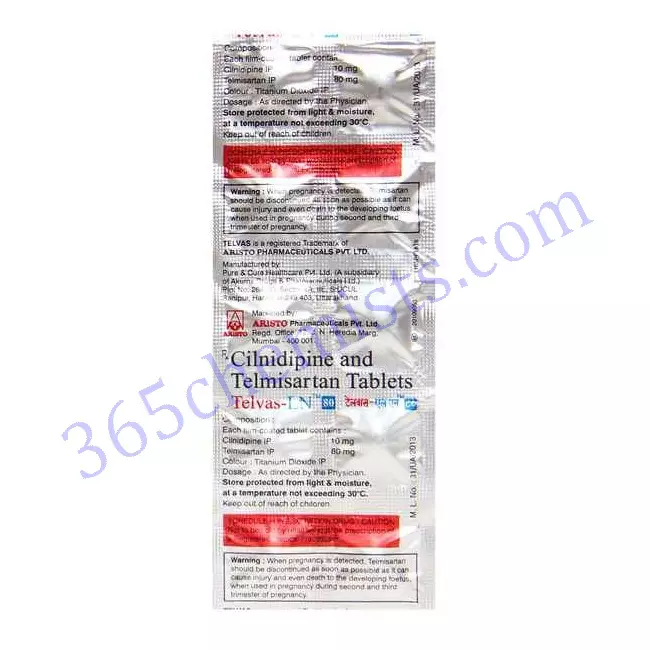 TELVAS LN 80 TAB 10TAB TELVAS LN 80 TAB 10TAB