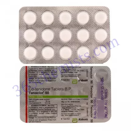 TENOCLOR 50 TAB 15 TAB