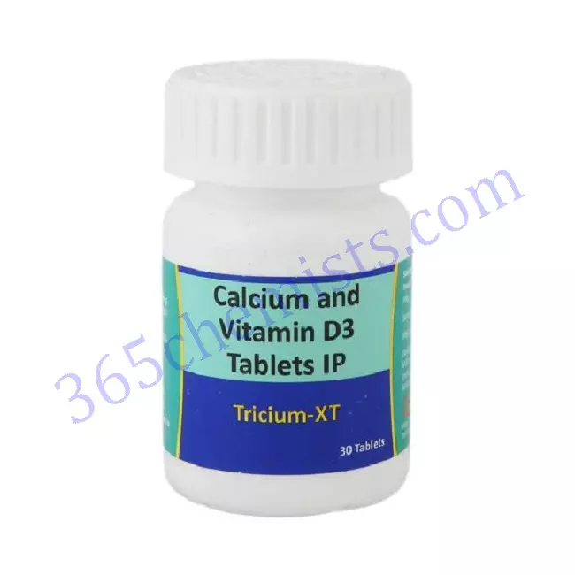 TRICIUM XT 250MG+800IU TABLET 30 TRICIUM XT 250MG+800IU TABLET 30