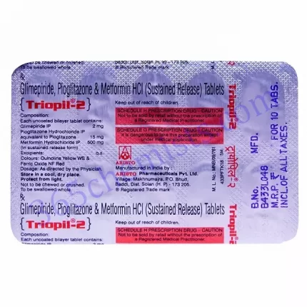 TRIOPIL 2 TAB 10 TAB