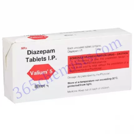 VALIUM 5 MG TABLET 10