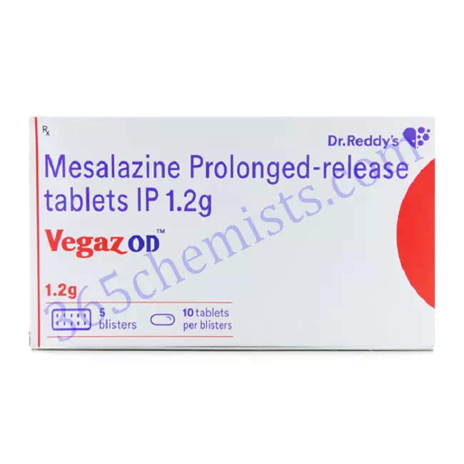 VEGAZ OD 1200 MG TABLET 10 VEGAZ OD 1200 MG TABLET 10
