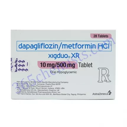 XIGDUO 10+500 MG TABLET XR 7