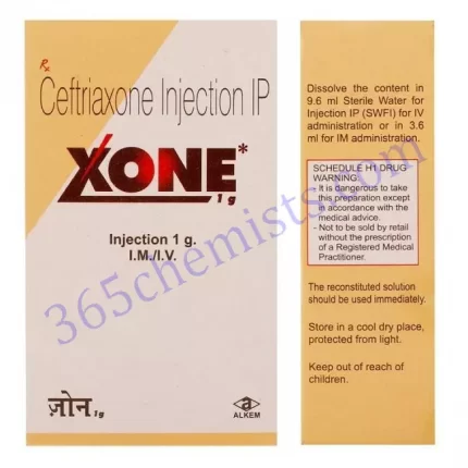 XONE 1 GM INJ 1 VAIL