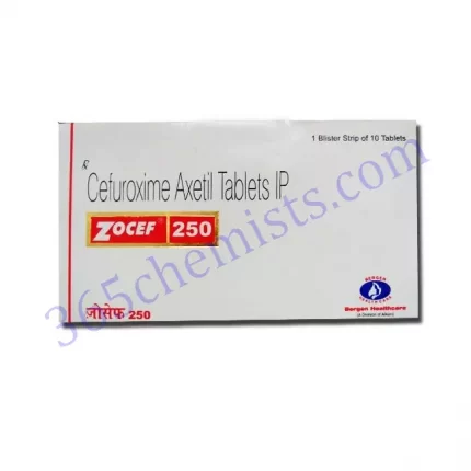 ZOCEF 250 MG TABLET 10