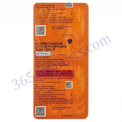 BETNESOL 4 MG INJECTION 1 ML