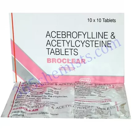 BROCLEAR 100 600 MG TABLET