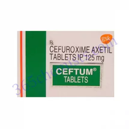CEFTUM 125 CAP 4 TAB