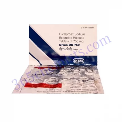 DIVAA OD 750 MG TABLET 10