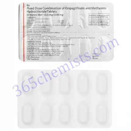 JARDIANCE MET 12.5+1000 MG TABLET 10