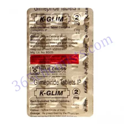 K-GLIM 2 2 MG TABLET 15S