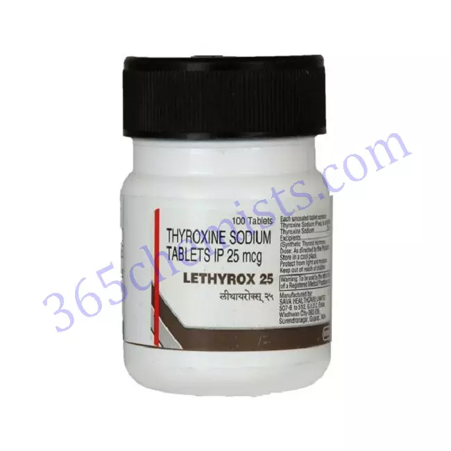 LETHYROX 25 100TAB LETHYROX 25 100TAB