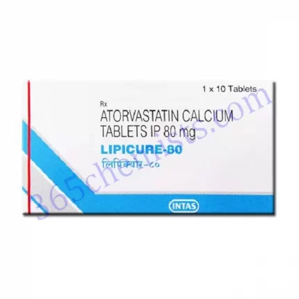 LIPICURE 80 MG TABLET 10