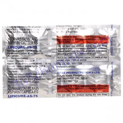 LIPICURE AS 75 CAP