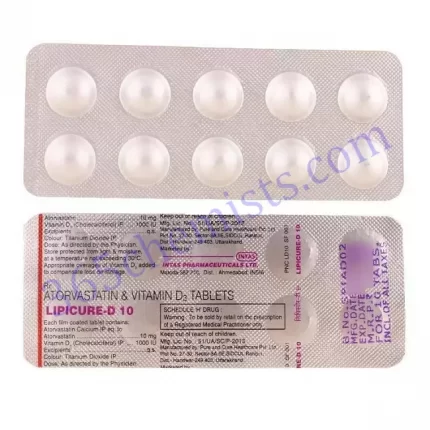 LIPICURE-D 10 MG 1000IU TABLET 10
