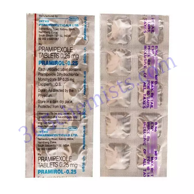 PRAMIROL 0.25 TAB PRAMIROL 0.25 TAB