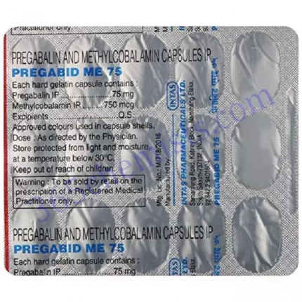 PREGABID ME 75 15CAP