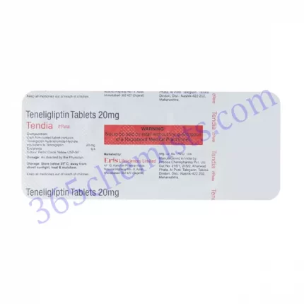 TENDIA 20MG TABLET 10'S EACH (Set of 1)