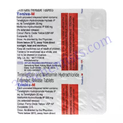 TENIVA-M TABLETS 20S.