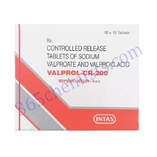 VALPROL CR 200MG TABLET 15S VALPROL CR 200MG TABLET 15S