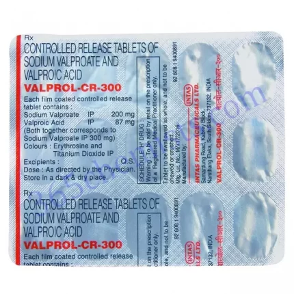 VALPROL-CR-300 200 87MG TABLET 15