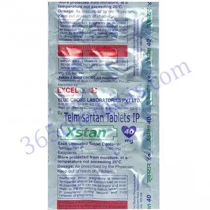 XSTAN 40 40 MG TABLET 15