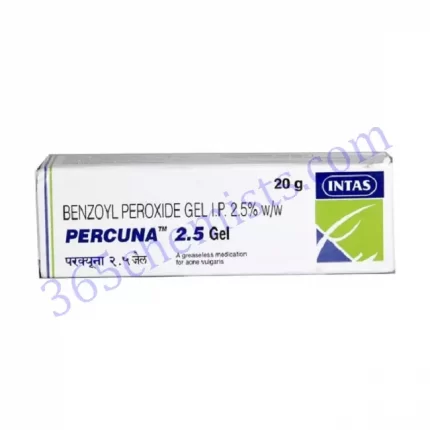 PERCUNA 2.5% CREAM 20GM