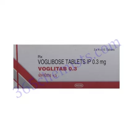 VOGLITAB 0.3 MG TABLET 15