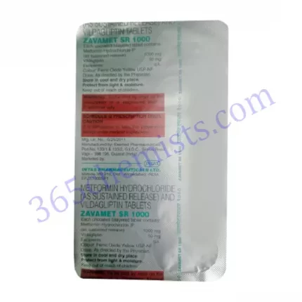 ZAVAMET SR 1000 1000MG 50MG TABLET 10S