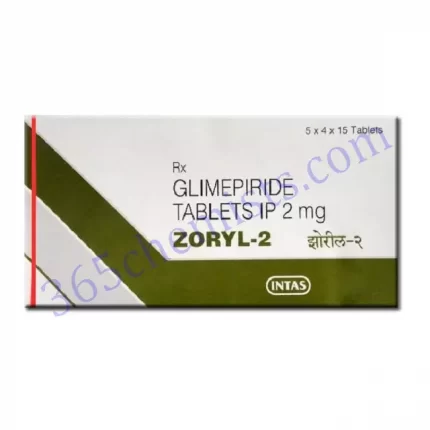 ZORYL 2 MG TABLET 15