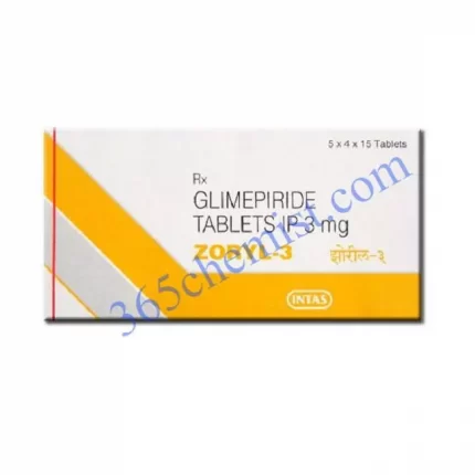 ZORYL 3 MG TABLET