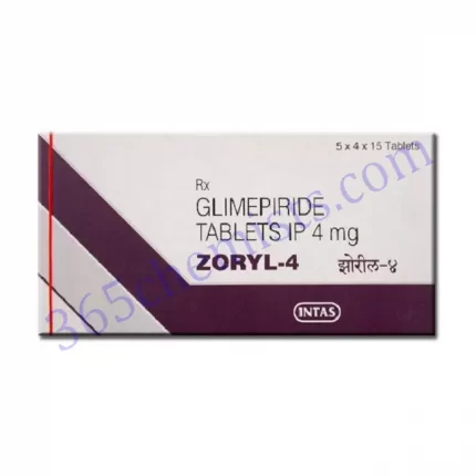 ZORYL 4 MG TABLET 15