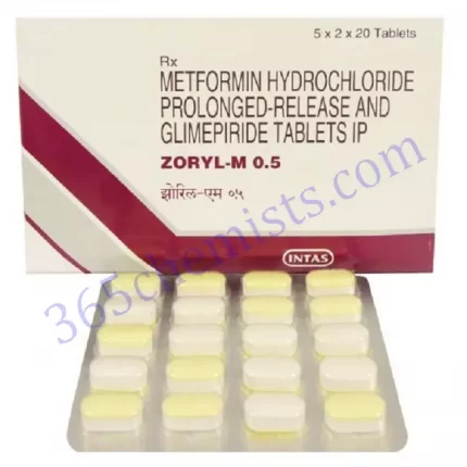 ZORYL-M 0.5 500 0.5MG TABLET