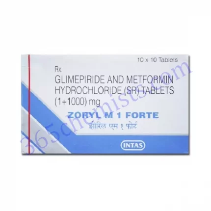 ZORYL-M FORTE 1 1000 MG TABLET