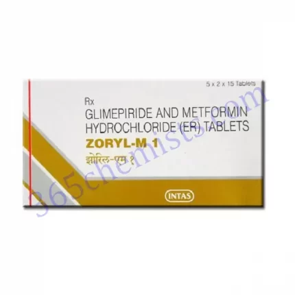 ZORYL M1 1 500MG TABLET 20