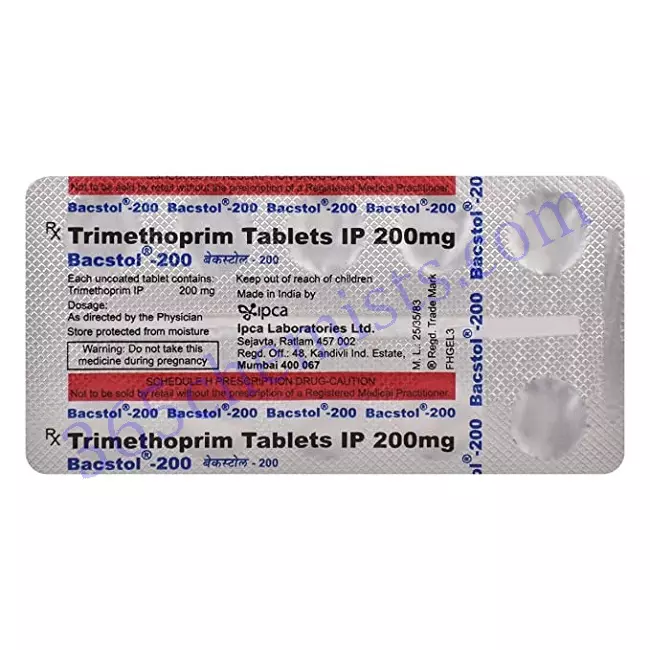 BACSTOL 200 MG TABLET 10 BACSTOL 200 MG TABLET 10