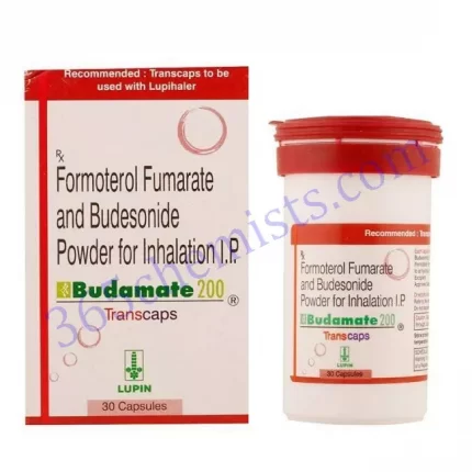 BUDAMATE 200 200MCG TRANSCAPS 30S