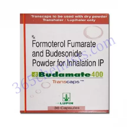 BUDAMATE 400 400MCG 6MCG TRANSCAP 30