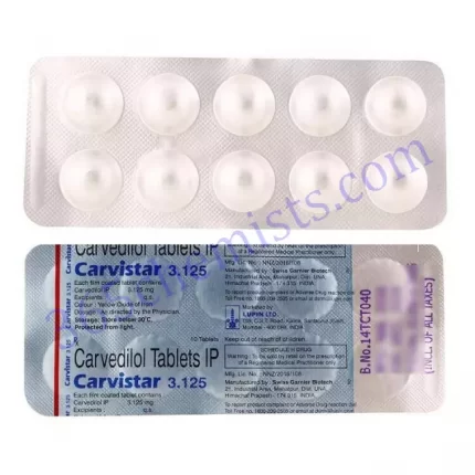 CARVISTAR 3.125 TAB 10 TAB