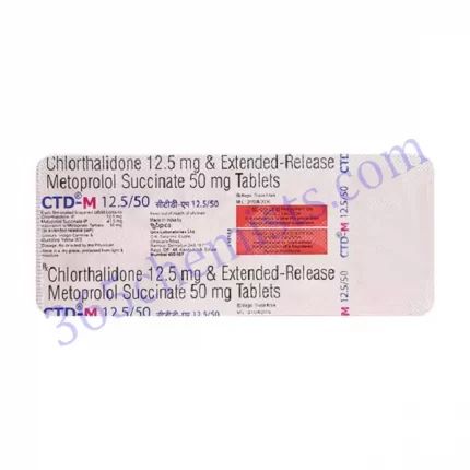 CTD M 12.5+50 MG TAB
