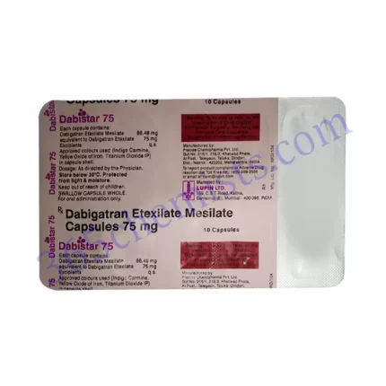 DABISTAR 75MG CAP 10