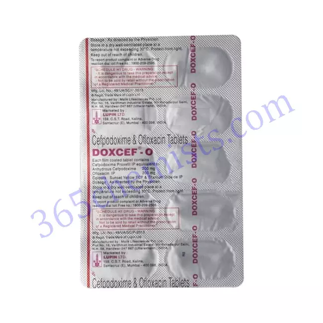 DOXCEF-O TAB 10TAB DOXCEF-O TAB 10TAB