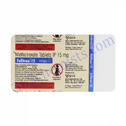 FOLITRAX 15 MG TABLET 10