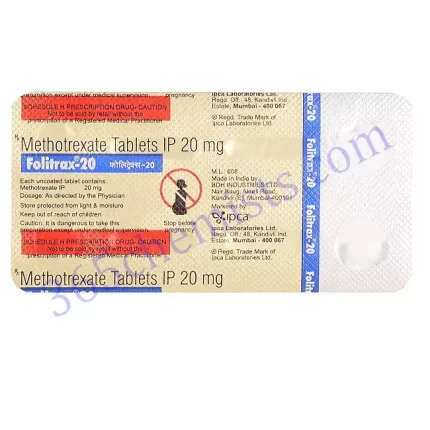 FOLITRAX 20 MG TABLET 4