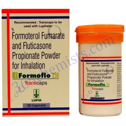 FORMOFLO 250 6MCG 250MCG TRANSCAPS 30S