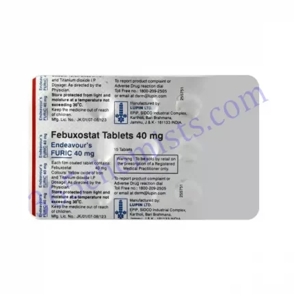 FURIC 40 40MG TABLET 15S