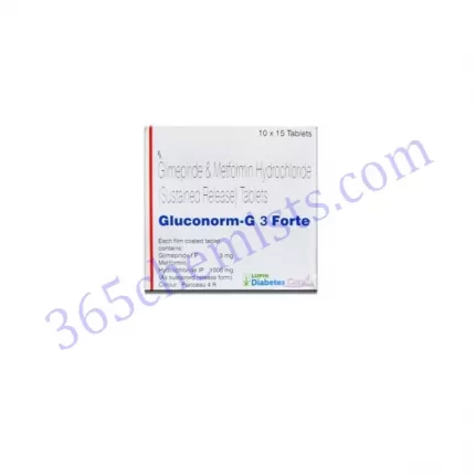 GLUCONORM G 3 FORTE 3 1000MG TABLET 15